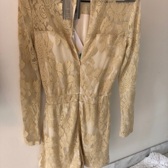Vero Moda Gold Romper - Picture 3 of 4